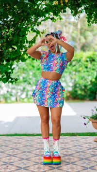 Thumbnail for ✨COMING SOON✨ Kandi Kid Suspender Skirt