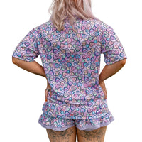 Thumbnail for ✨COMING SOON✨ Girls Matchy Button Up Conversation Hearts