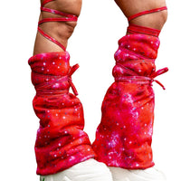 Thumbnail for ✨COMING SOON✨ Red In The Stars LEG WARMERS