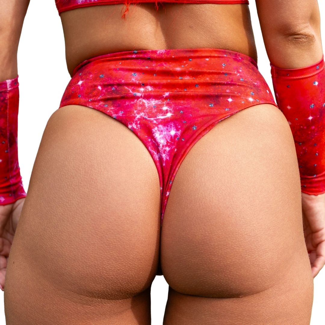 ✨COMING SOON✨ Red In the stars High Waisted Bikini