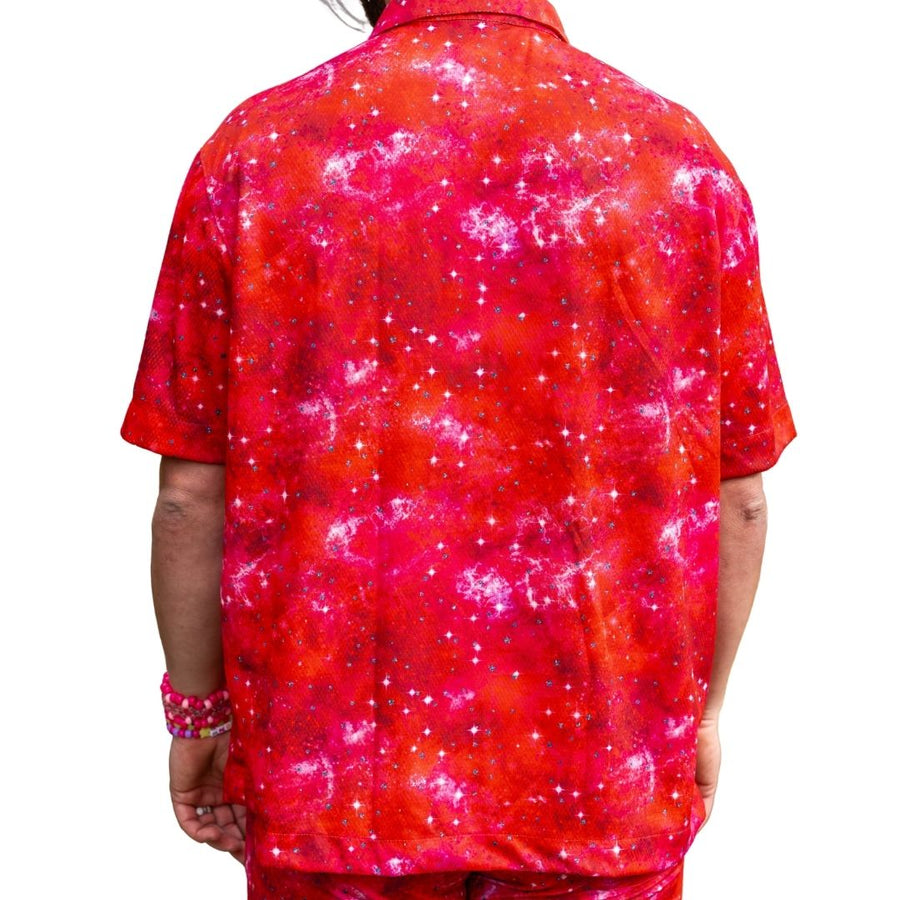 ✨COMING SOON✨ Mens Button Up Red In The Stars