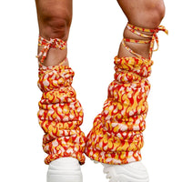 Thumbnail for ✨COMING SOON✨ Orange Flame LEG WARMERS