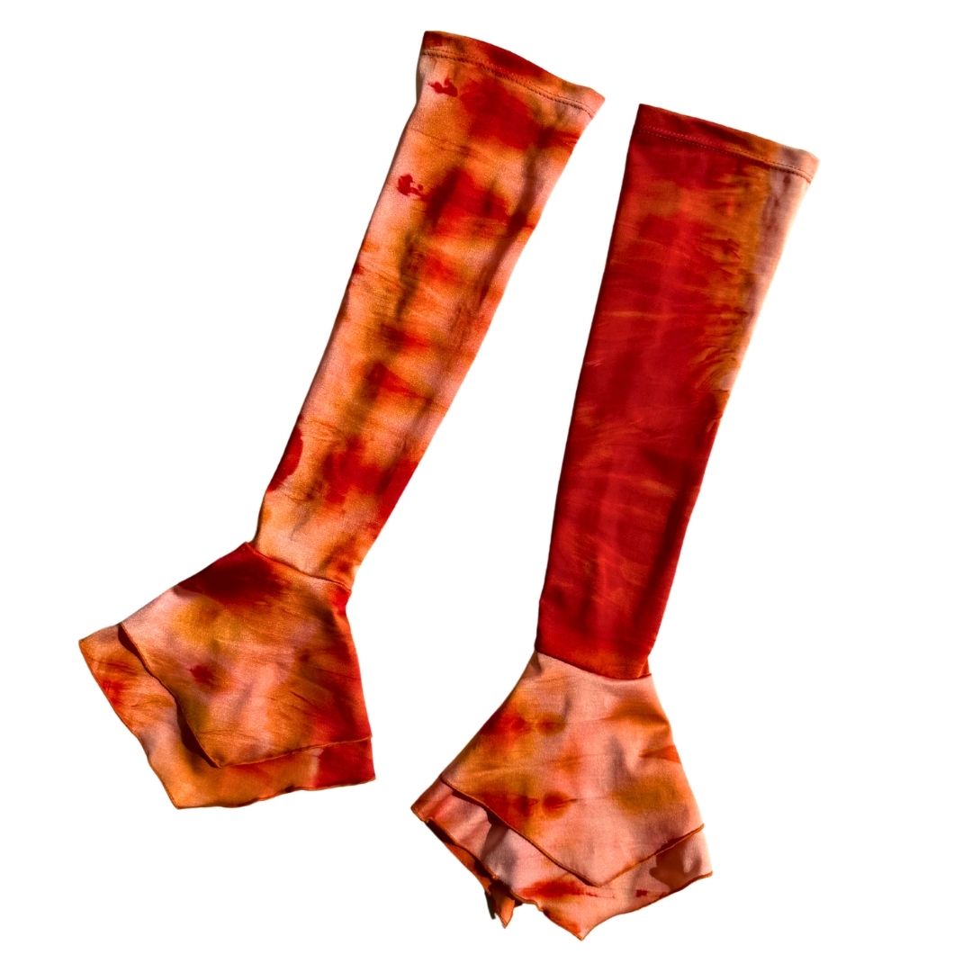✨COMING SOON✨ Orange Tie Dye Pixie Sleeves