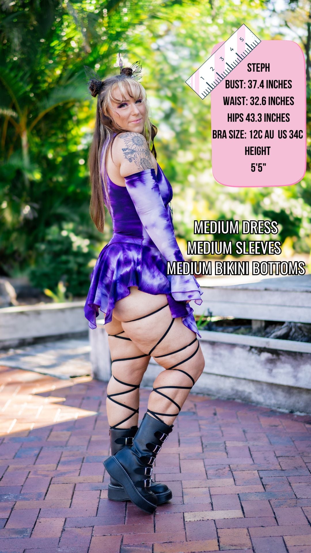 ✨COMING SOON✨ Purple Tie Dye Pixie DRESS