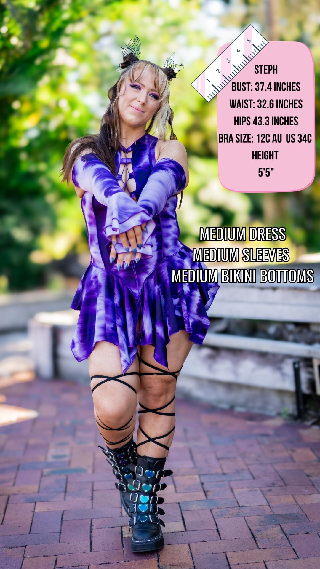 ✨COMING SOON✨ Purple Tie Dye Pixie DRESS