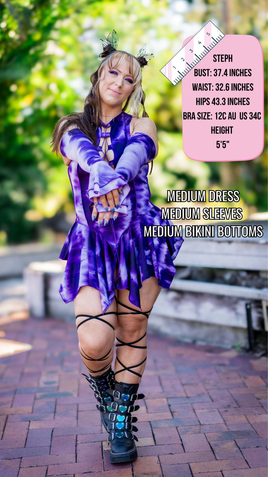 ✨COMING SOON✨ Purple Tie Dye Pixie DRESS