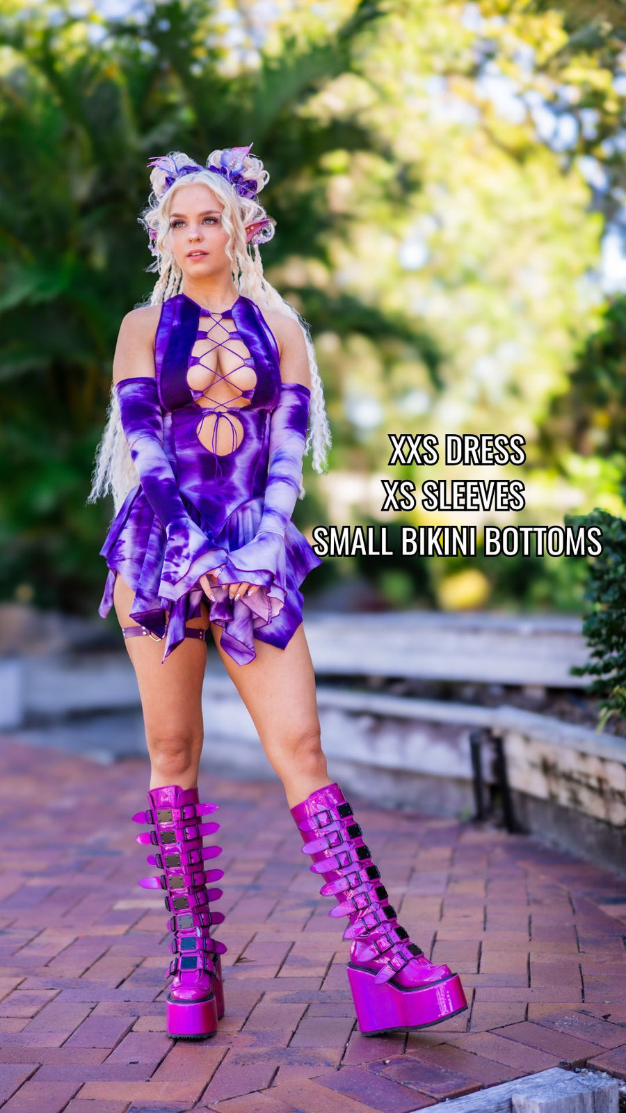 ✨COMING SOON✨ Purple Tie Dye Pixie DRESS