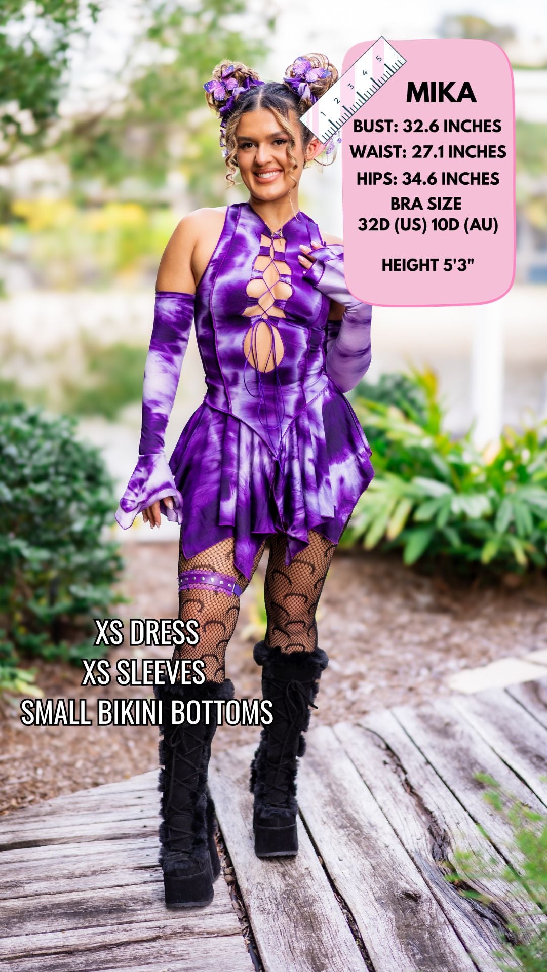 ✨COMING SOON✨ Purple Tie Dye Pixie DRESS