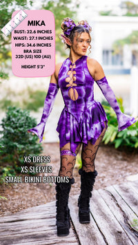 Thumbnail for ✨COMING SOON✨ Purple Tie Dye Pixie DRESS