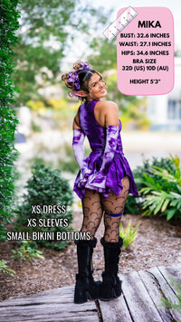 Thumbnail for ✨COMING SOON✨ Purple Tie Dye Pixie DRESS