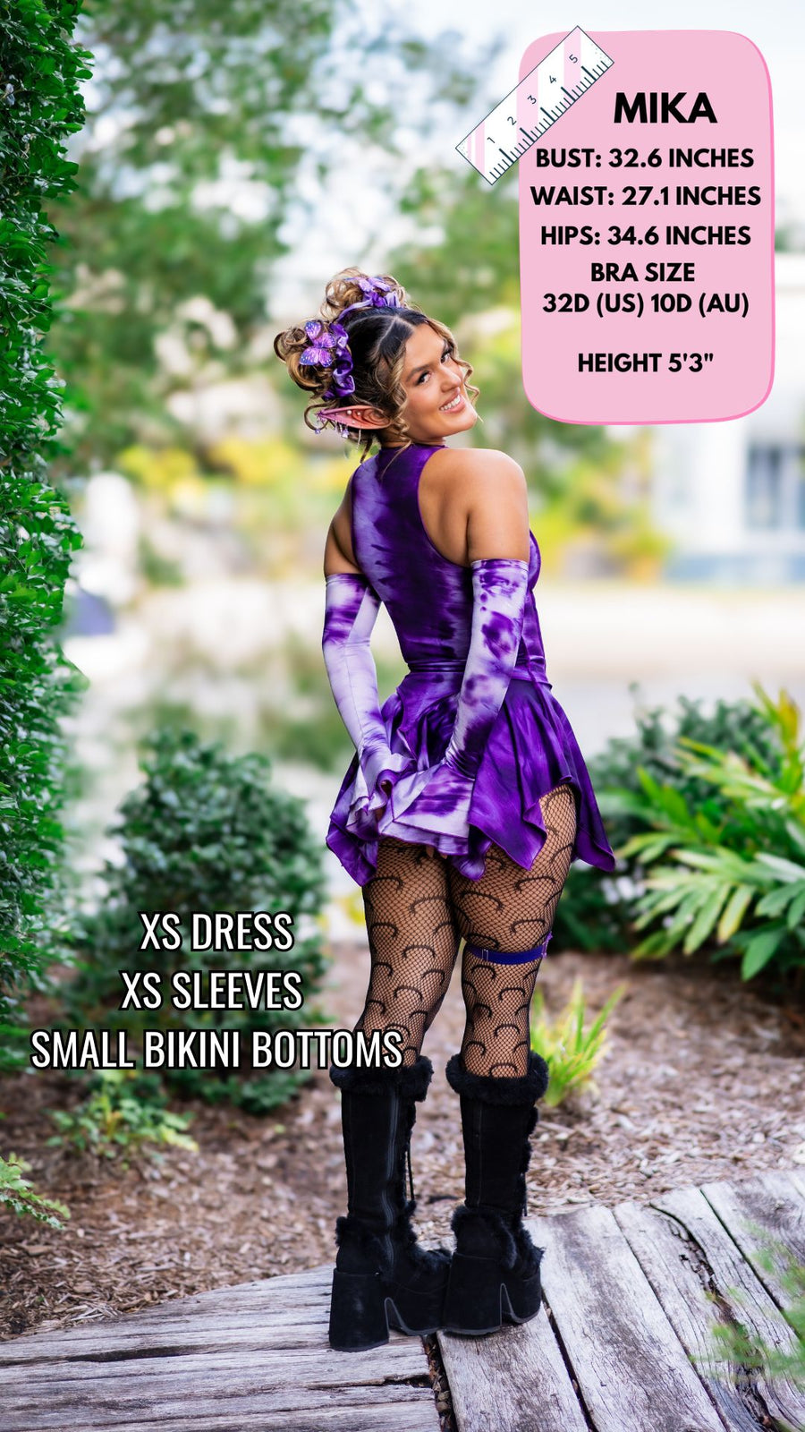 ✨COMING SOON✨ Purple Tie Dye Pixie DRESS