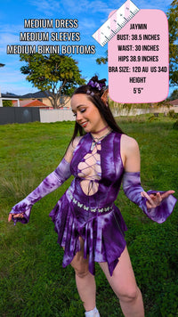Thumbnail for ✨COMING SOON✨ Purple Tie Dye Pixie DRESS