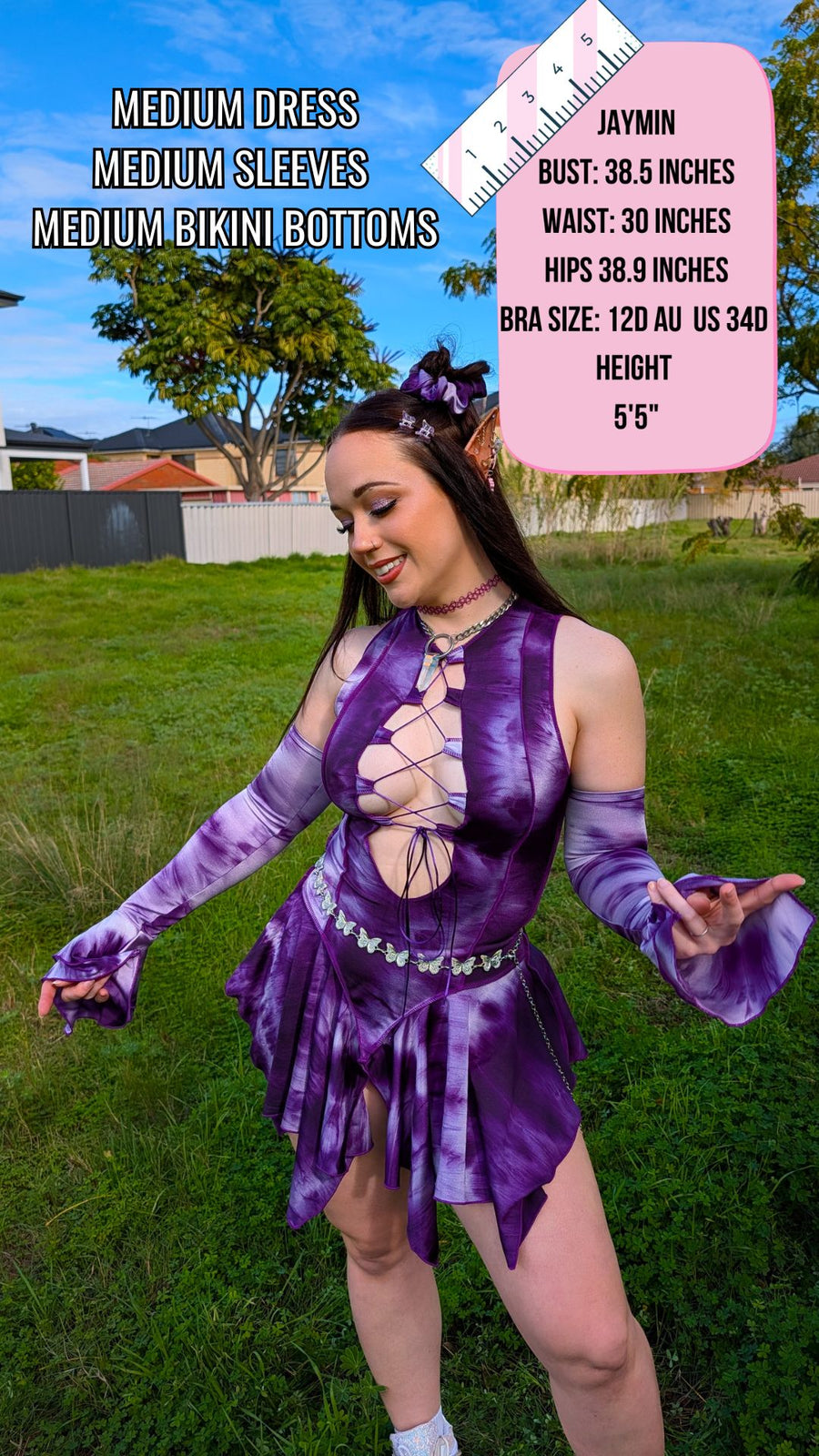 ✨COMING SOON✨ Purple Tie Dye Pixie DRESS
