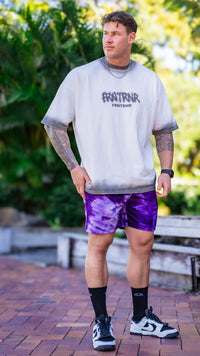 Thumbnail for ✨COMING SOON✨ Purple Tie Dye Mens Shorts Board Short Length