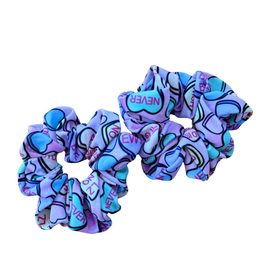 Conversation Hearts Scrunchie