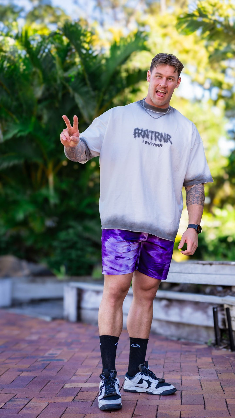 ✨COMING SOON✨ Purple Tie Dye Mens Shorts Board Short Length