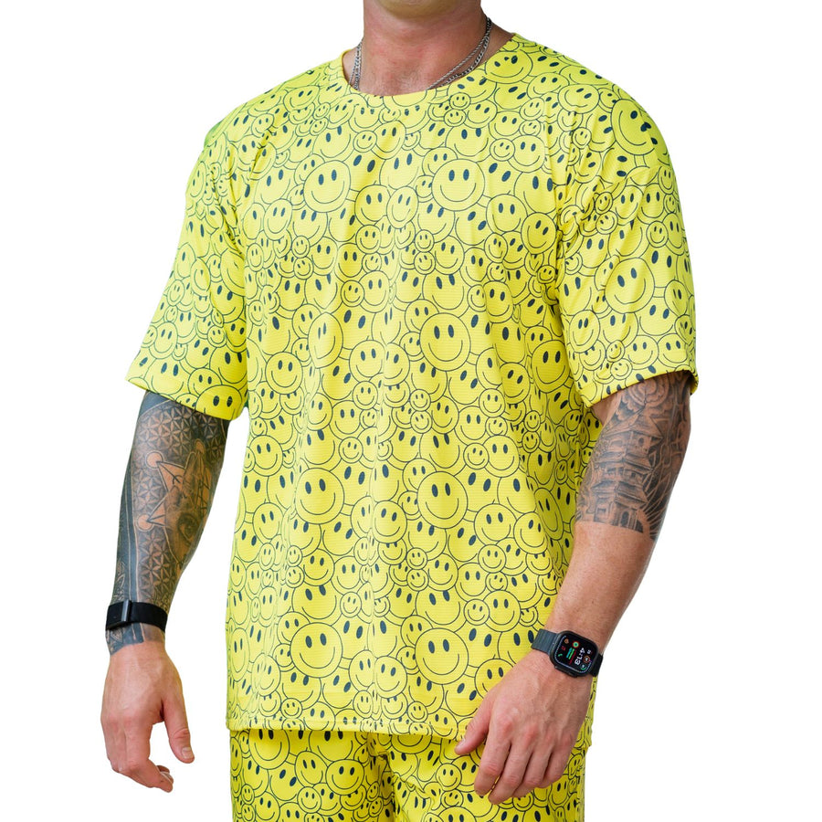 ✨COMING SOON✨ All Smiles Mens Sports Mesh Tee