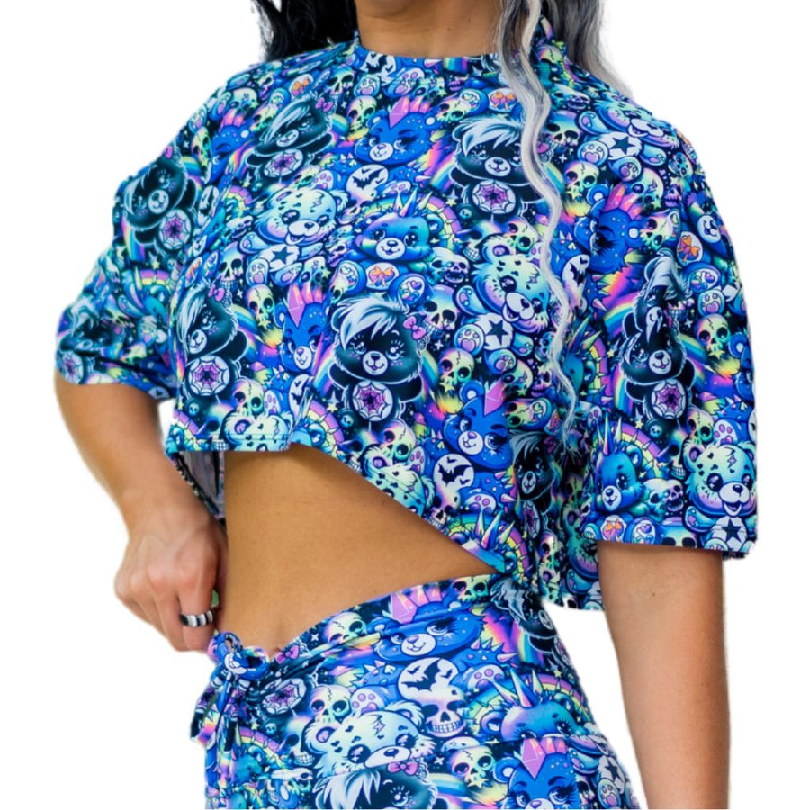 ✨COMING SOON✨ Scare-Bear Cropped Tee (UV REACTIVE)