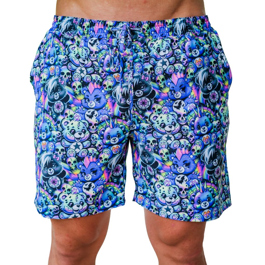 ✨COMING SOON✨ Scare-Bear Mens Shorts Board Short Length (UV REACTIVE)