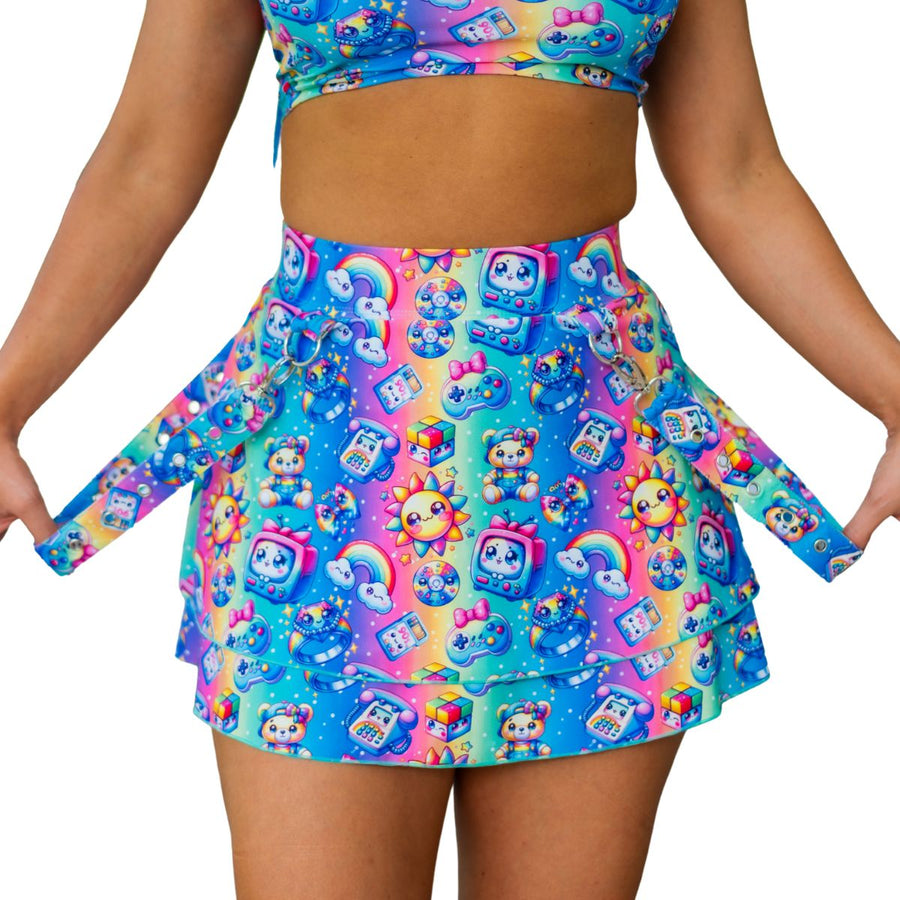 ✨COMING SOON✨ Kandi Kid Suspender Skirt