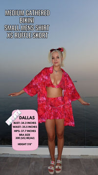 Thumbnail for ✨COMING SOON✨ Red In The Stars Ruffle Mini Skort