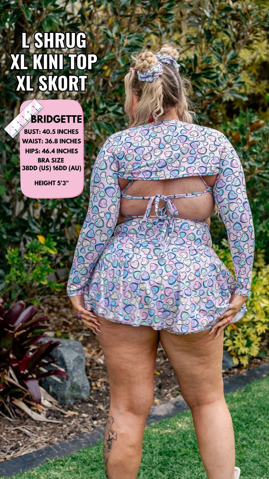 ✨COMING SOON✨ Conversation Hearts A-line Pocket Skort