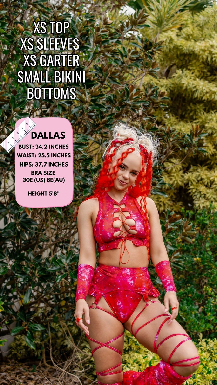 ✨COMING SOON✨ Red In the stars High Waisted Bikini
